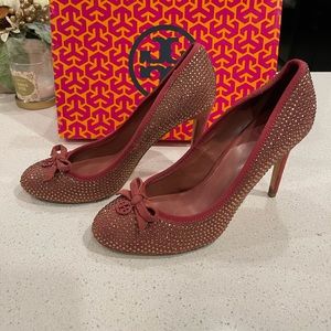 Gorgeous Sparkly Tory Burch Heels! 👠🤩